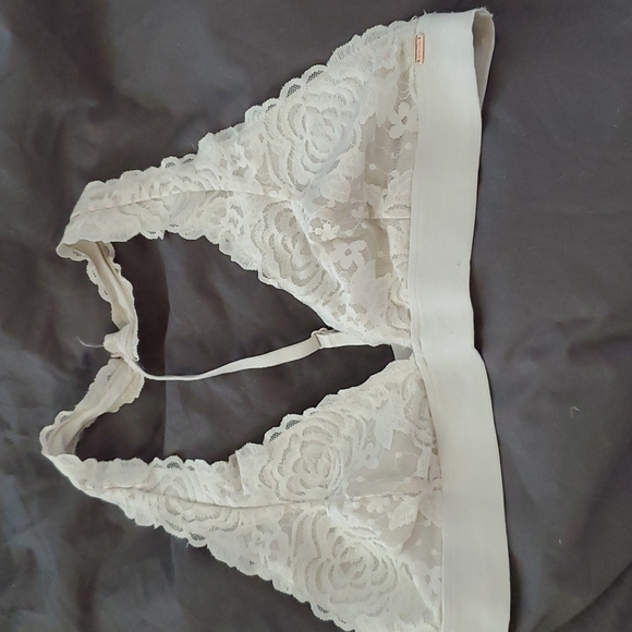 PINK Victoria's Secret Other - PINK Off White T-Back Bralette XL